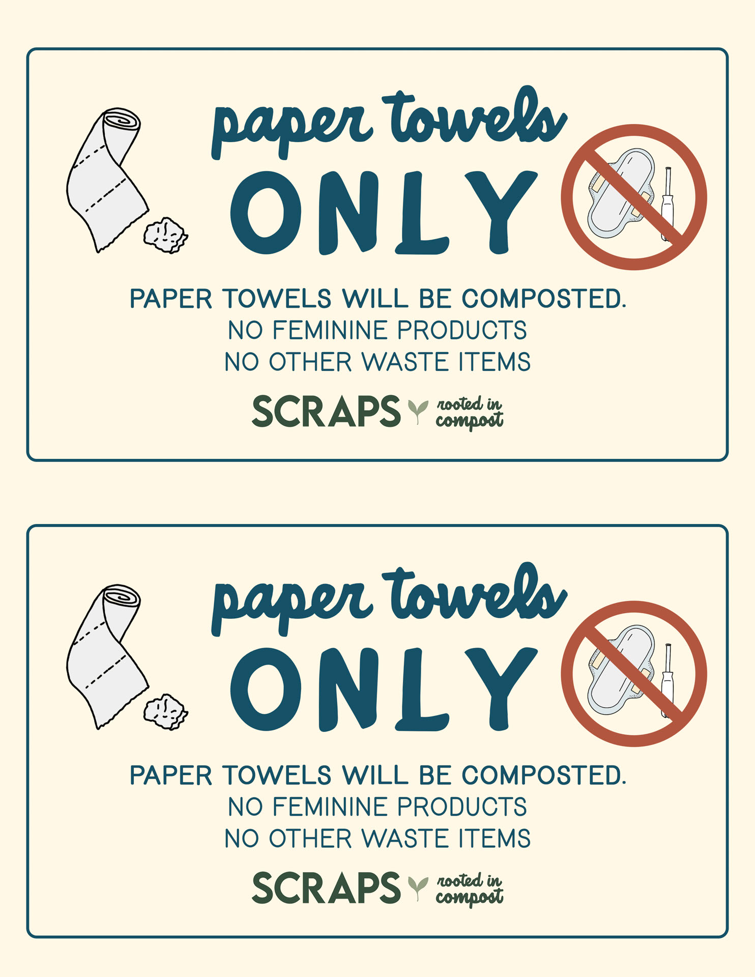 Paper Towels Only